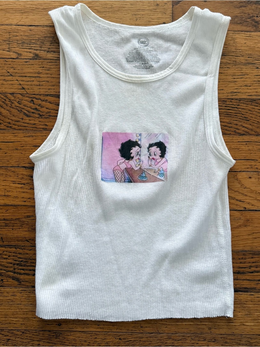 The cutest Betty Boop crop top
